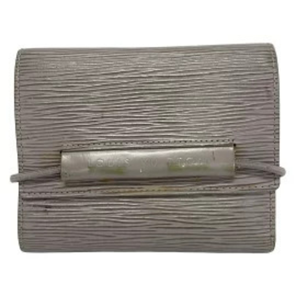 LOUIS VUITTON Portefeuille Elastic Tri fold Wallet Lilac Leather